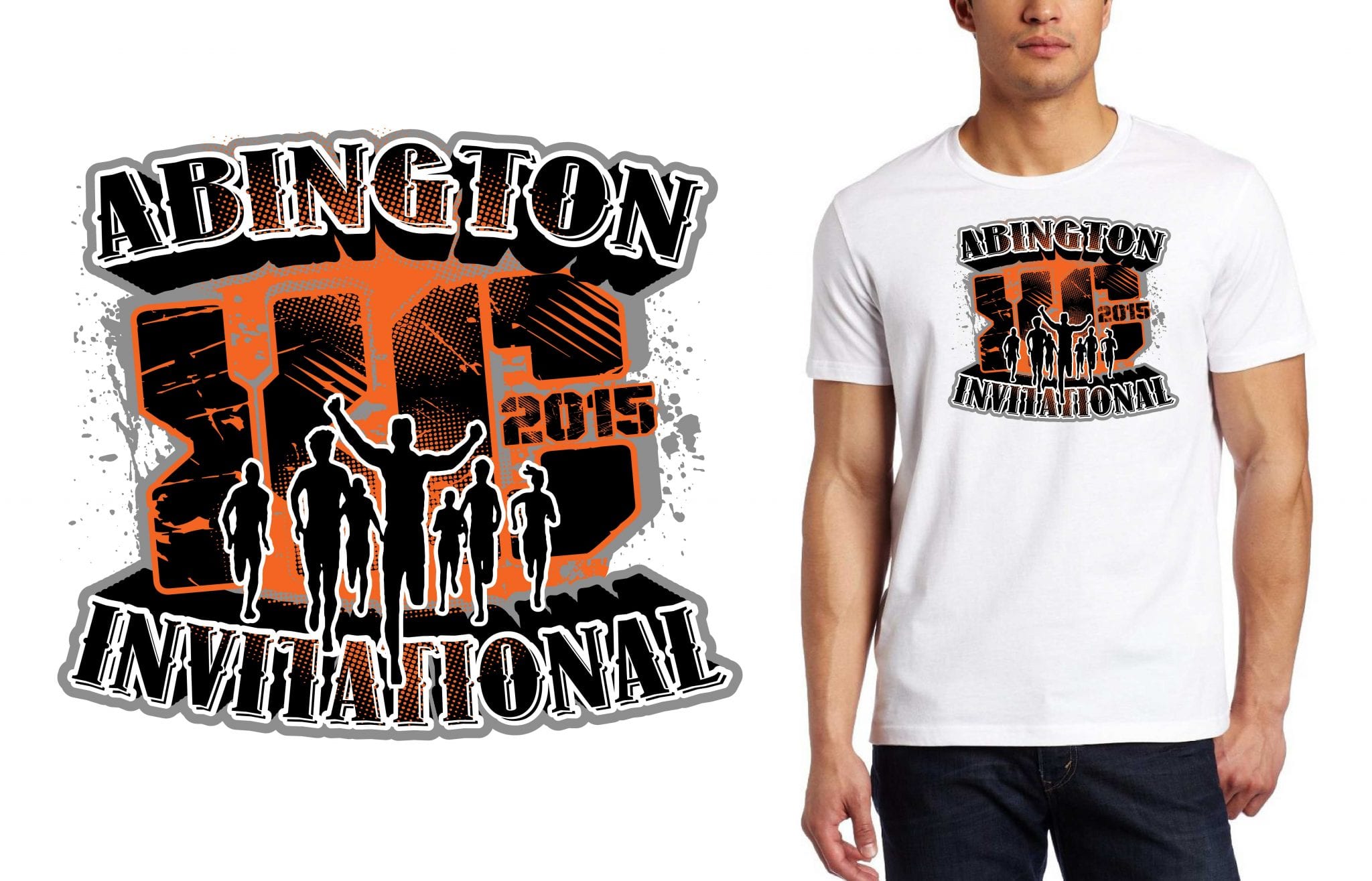 2015 Abington Jack Armstrong Track And Field Invitational Cross Country Tshirt Design Logo Paintings Art Lessons Brushes Art Supply,Paper Design For Scrapbook