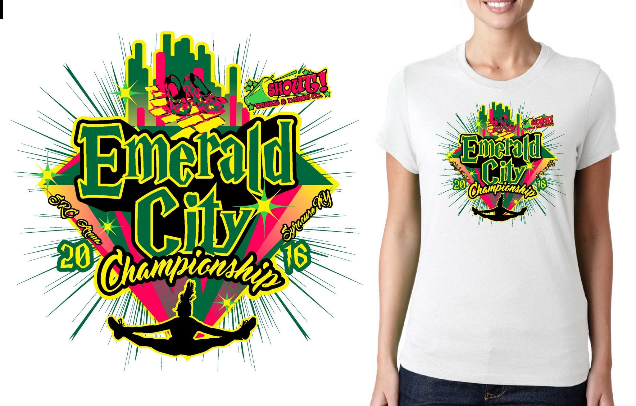 Download Best cool looking cheer vector logo design for tshirt ...