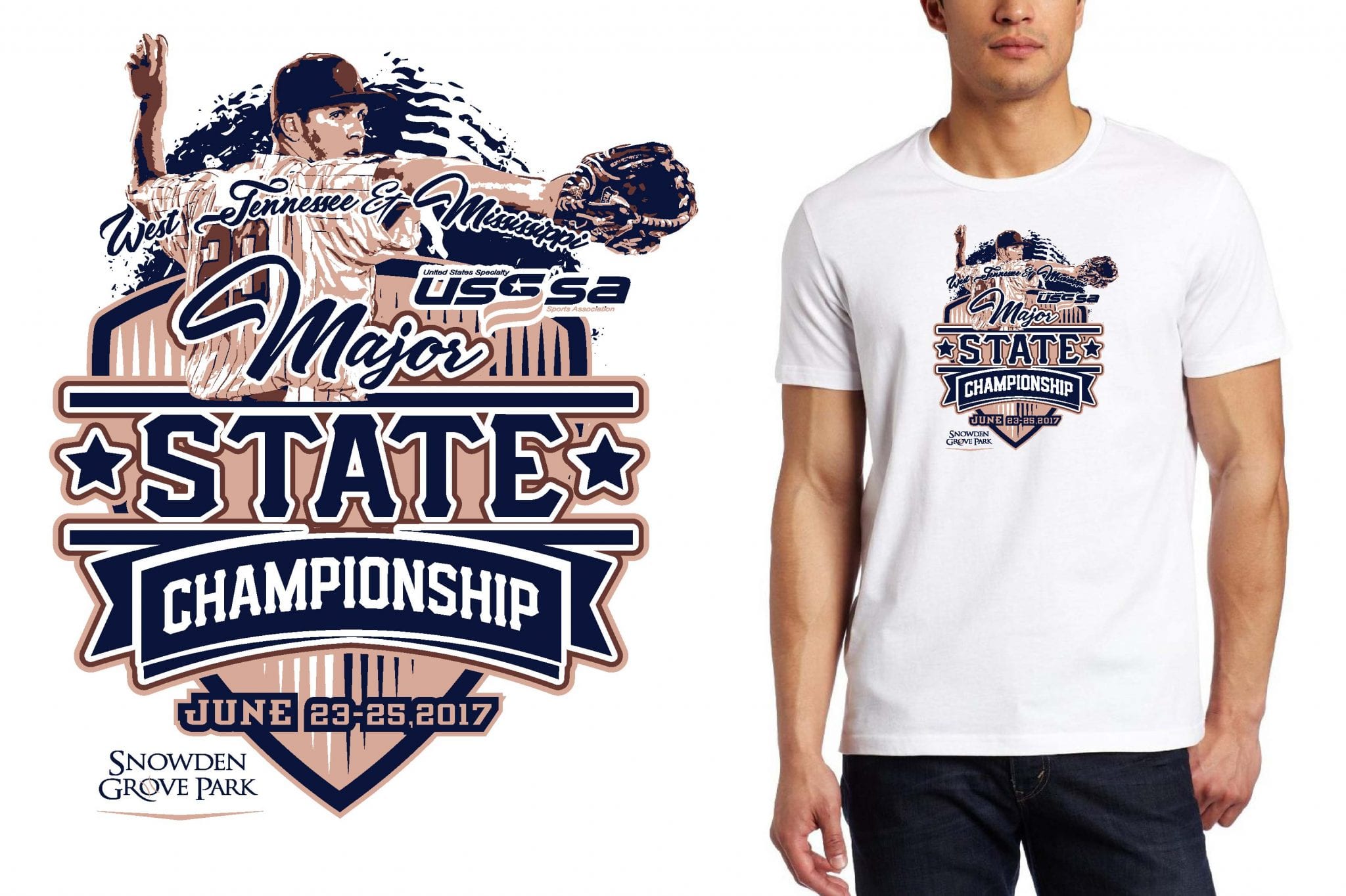 BASEBALL LOGO For Major State Championship T SHIRT UrArtStudio