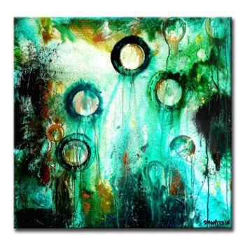 Beneath the Seven Seas abstract painting