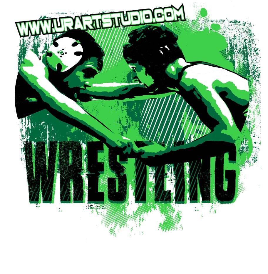 WRESTLING ARTWORK FOR PRINT .AI .EPS 04 UrArtStudio