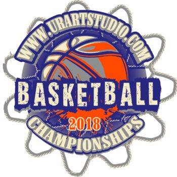 BASKETBALL 2018 CHAMPIONSHIPS t-shirt vector logo design for print