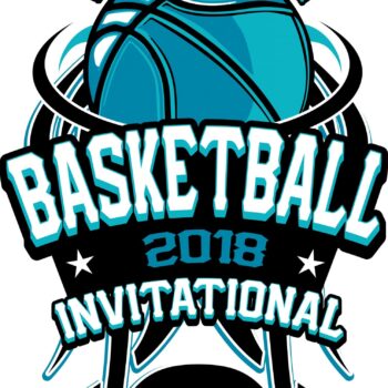 BASKETBALL INVITATIONAL t-shirt vector logo design for print