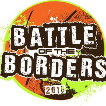 Battle of the borders basketball 2018 adjustable t-shirt logo design