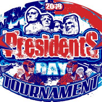 LACROSSE PRESIDENTS DAY TOURNAMNET 2018 T-shirt vector logo design for print