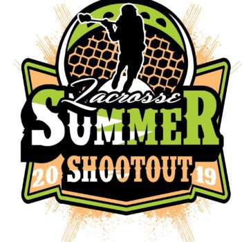 LACROSSE SUMMER SHOOTOUT 2019 T-shirt vector logo design for print