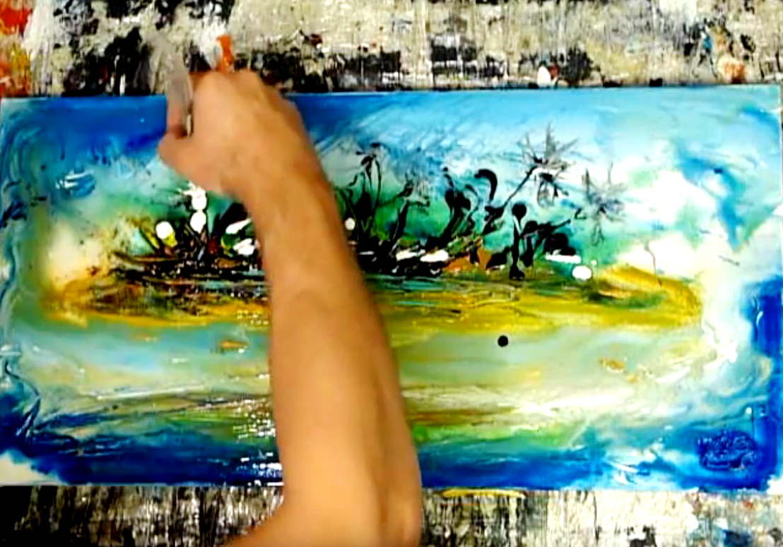 Painting_abstract_paradise_island | UrArtStudio