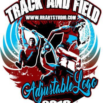 TRACK AND FIELD ARTWORK LOGO DESIGN VECTOR .AI FORMAT FOR PRINT