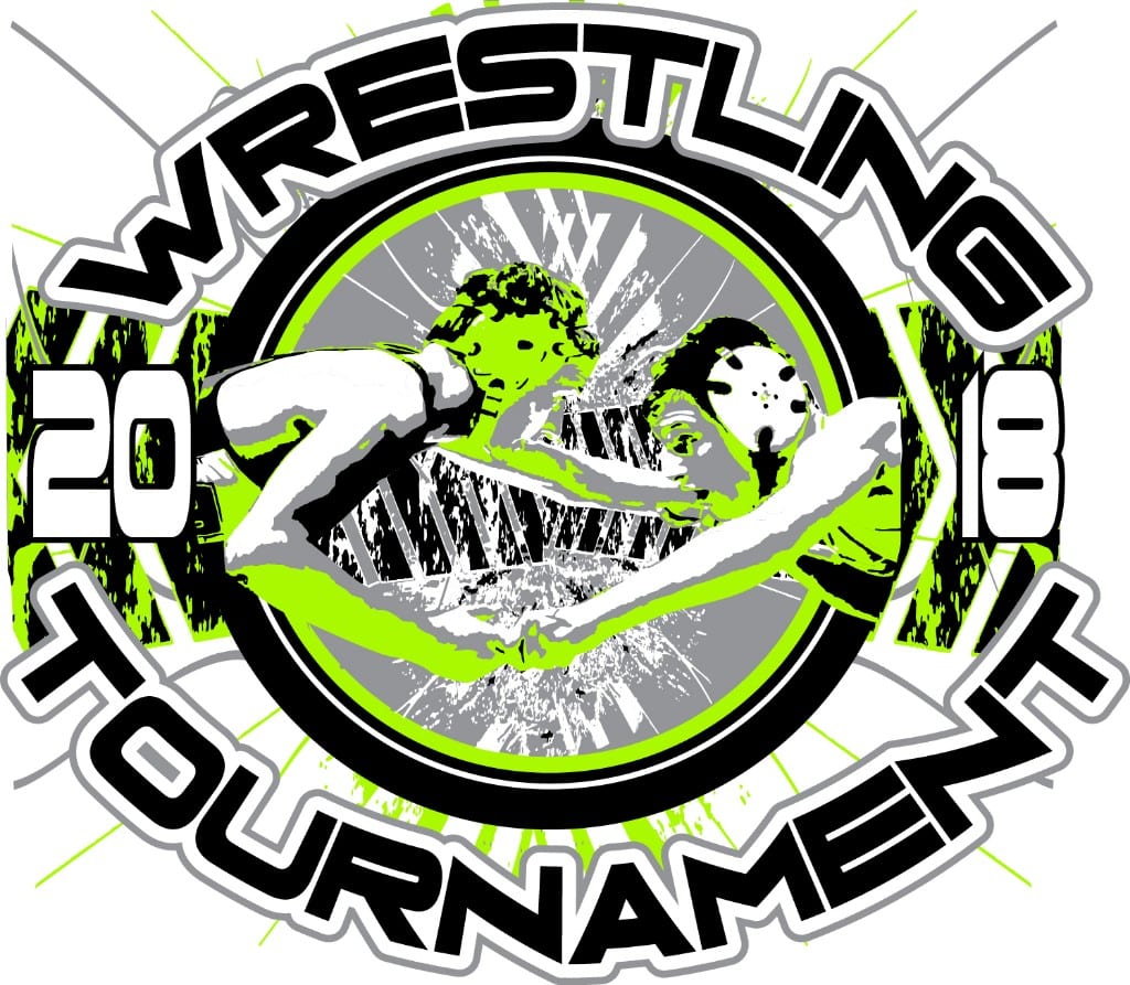 WRESTLING-TOURNAMENT-2018-adjustable-t-shirt-logo-design | URARTSTUDIO ...