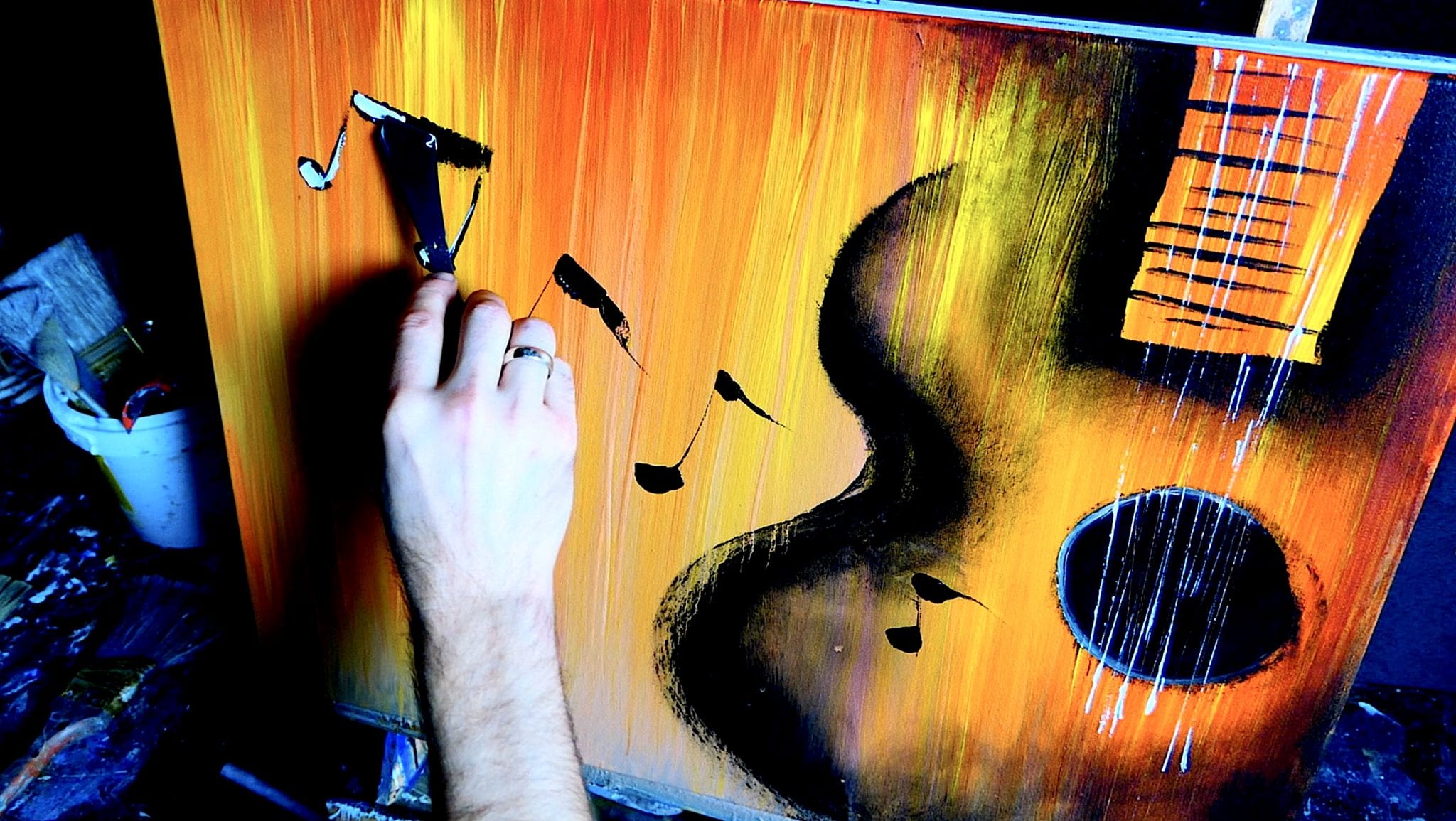 Painting off. Акустические картины. URARTSTUDIO рисунки. Dranitsin. Paint it Acoustic.