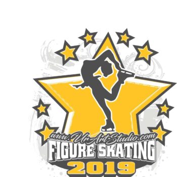 FIGURE SKATING ADJUSTABLE LOGO DESIGN 001