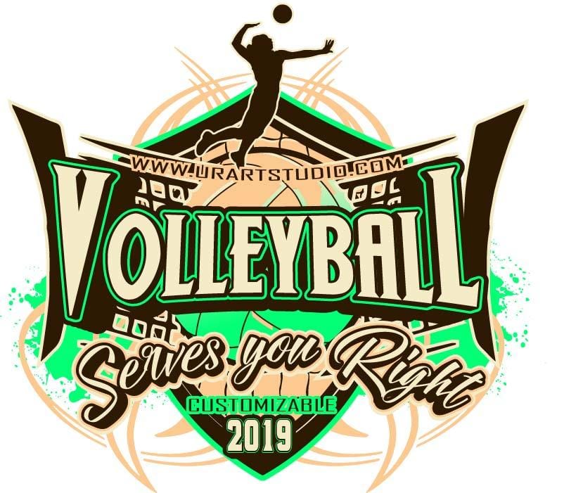 Volleyball Designs Logos