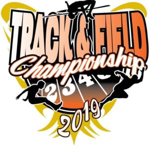 Track and Field adjustable vector logo design for print - EPS, PDF, AI 003