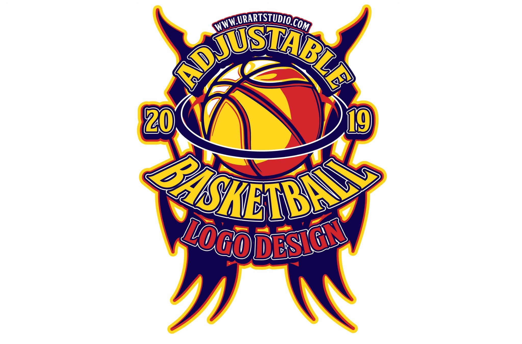 Basketball Logo Design Vector