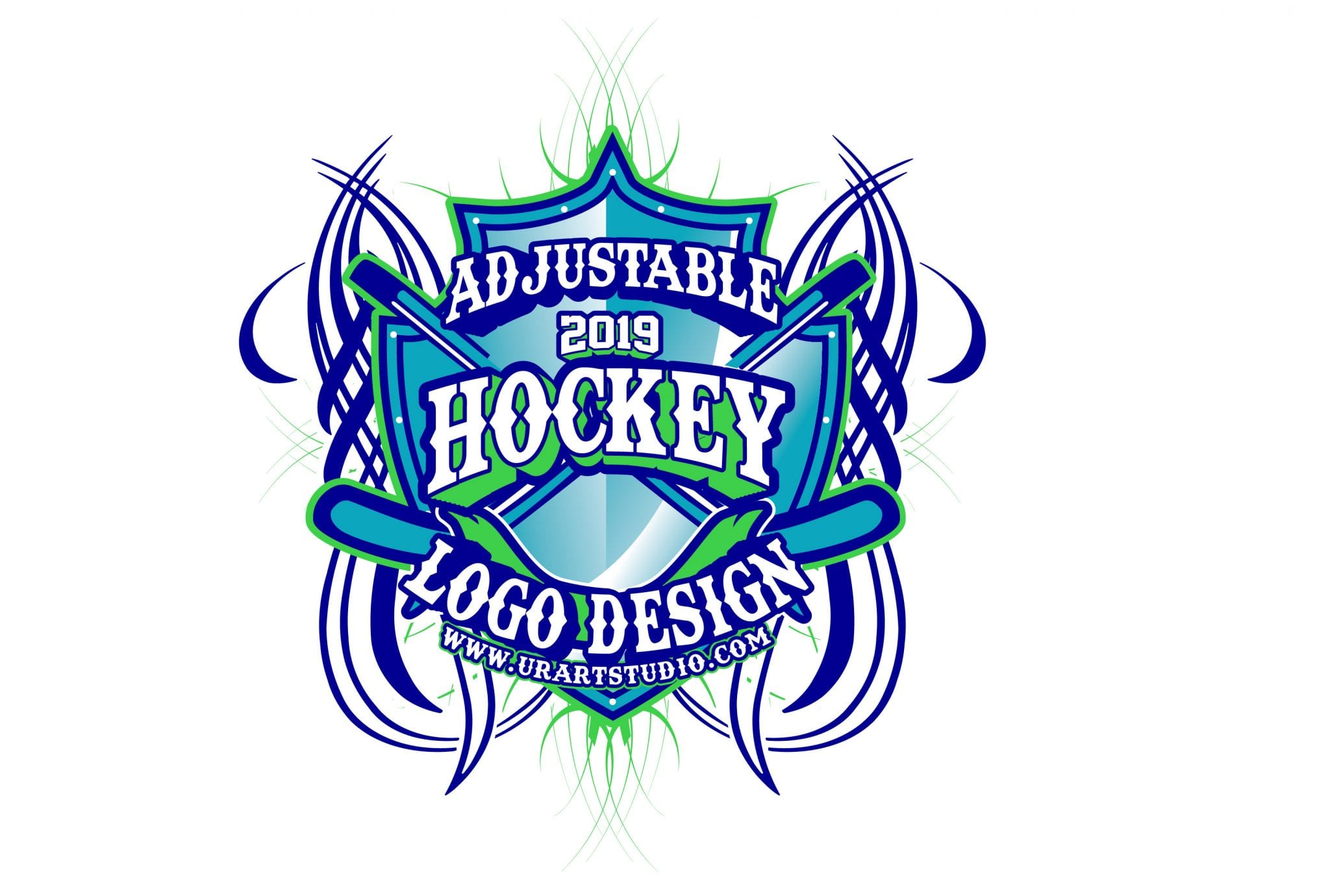 hockey vector logo