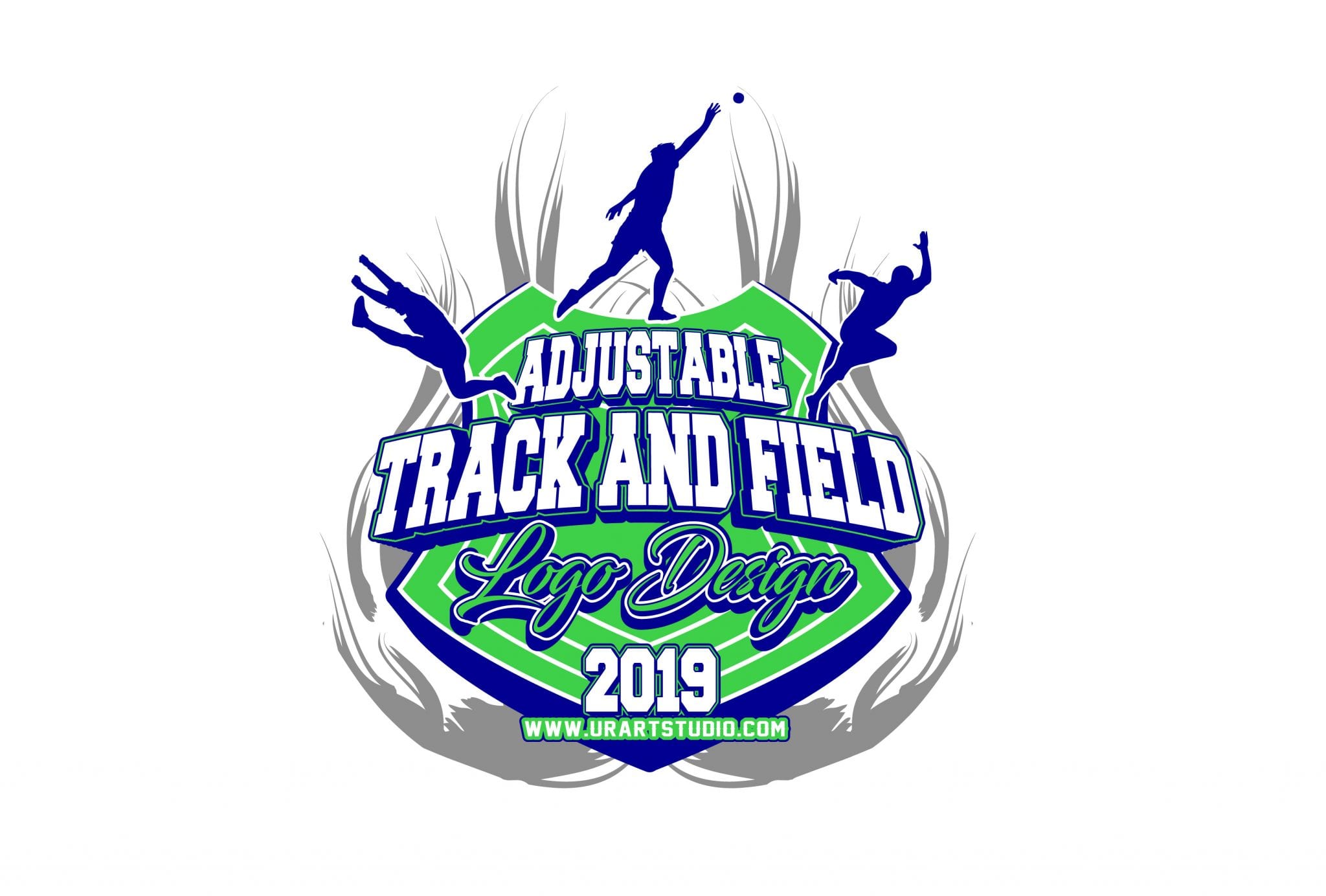 TRACK AND FIELD VECTOR LOGO DESIGN FOR PRINT AI  EPS PDF 