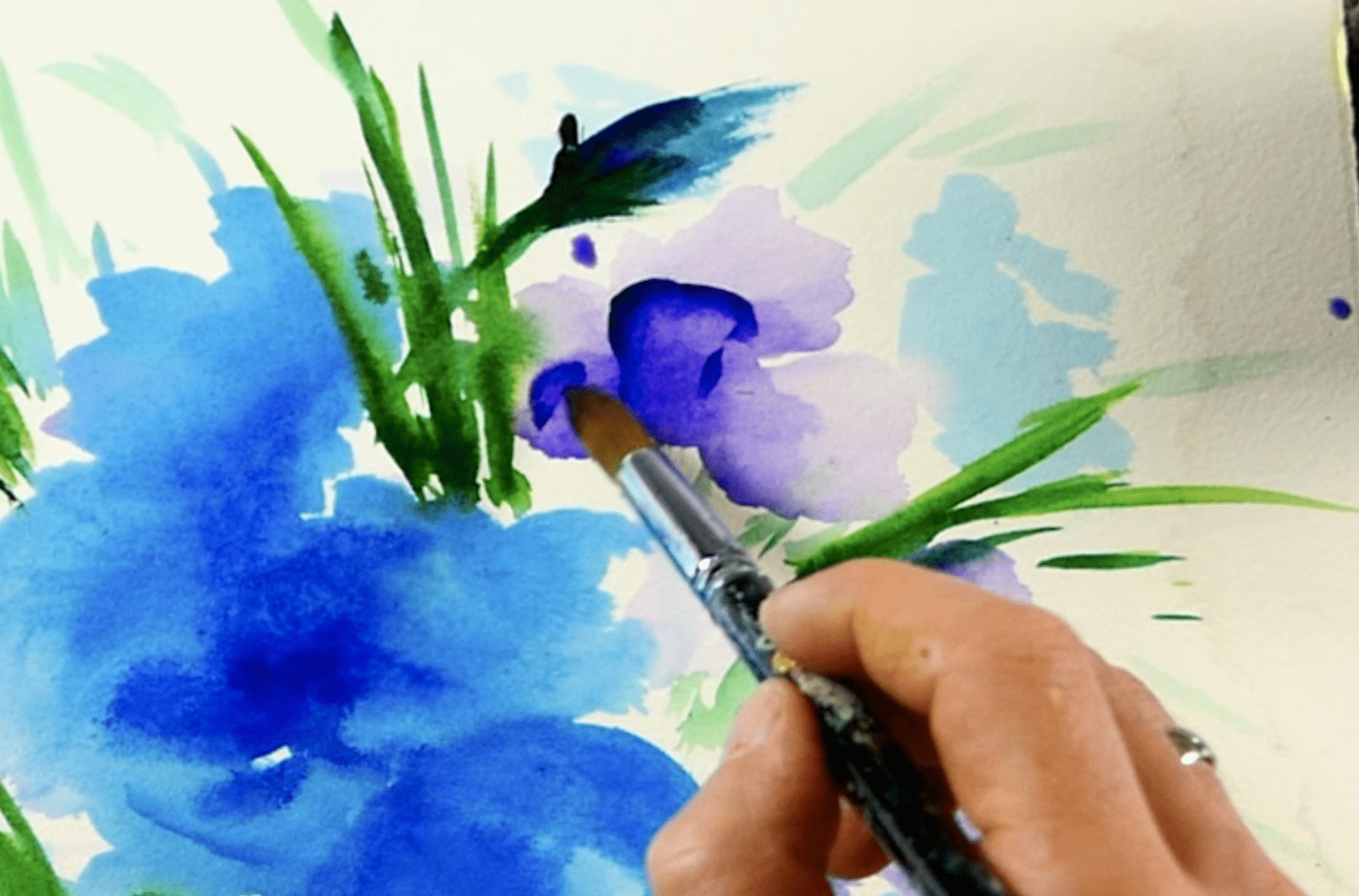 Watercolor Painting Techniques Flowers at Jenny Mcnear blog