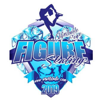 FIGURE SKATING ADJUSTABLE LOGO DESIGN 678