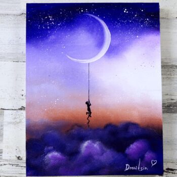 climbing to the moon