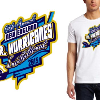 2015 6th Annual New England Jr. Hurricanes Invitational LOGO DESIGN