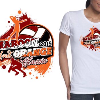 2015 Maroon and Orange Classic LOGO DESIGN