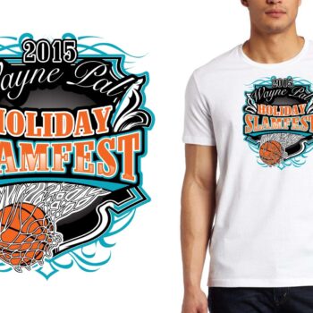 2015 Holiday Slamfest logo design