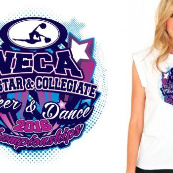 2016 NECA All-Star & Collegiate Classic Cheer & Dance Championships logo design