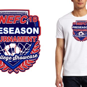 2016 NEFC Preseason Tournament and College Showcase logo design