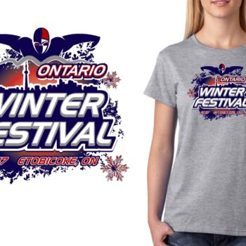 PRINT 2017 Swim Ontario Winter Festival swim logo design