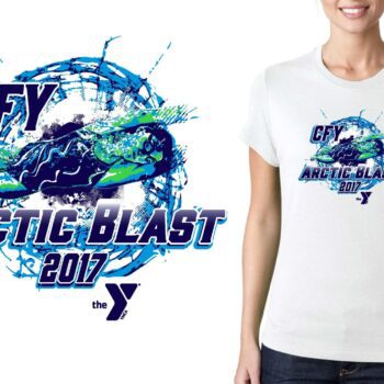 PRINT 2 19 2017 CFY Arctic Blast swim logo design