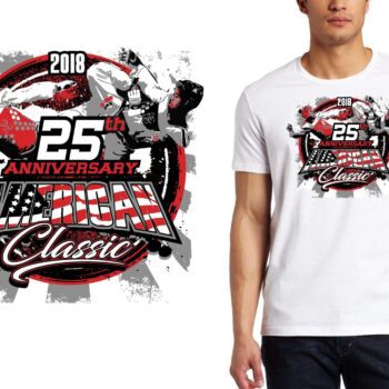2018 25 ANNIVERSARY AMERICAN CLASSIC tkd logo design