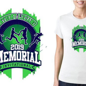 PRINT 2019 Anthony Luciano Memorial Invitational logo design