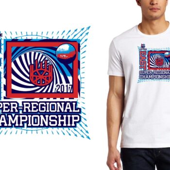 PRINT 2017 FTC EAST Super Regional Championship robotics logo design