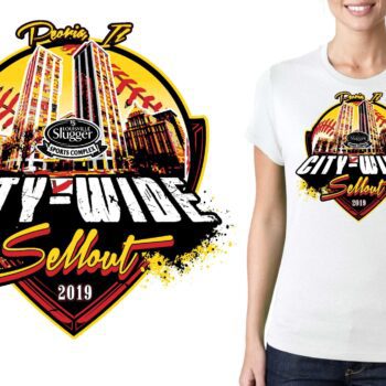 PRINT City Wide Sellout logo design