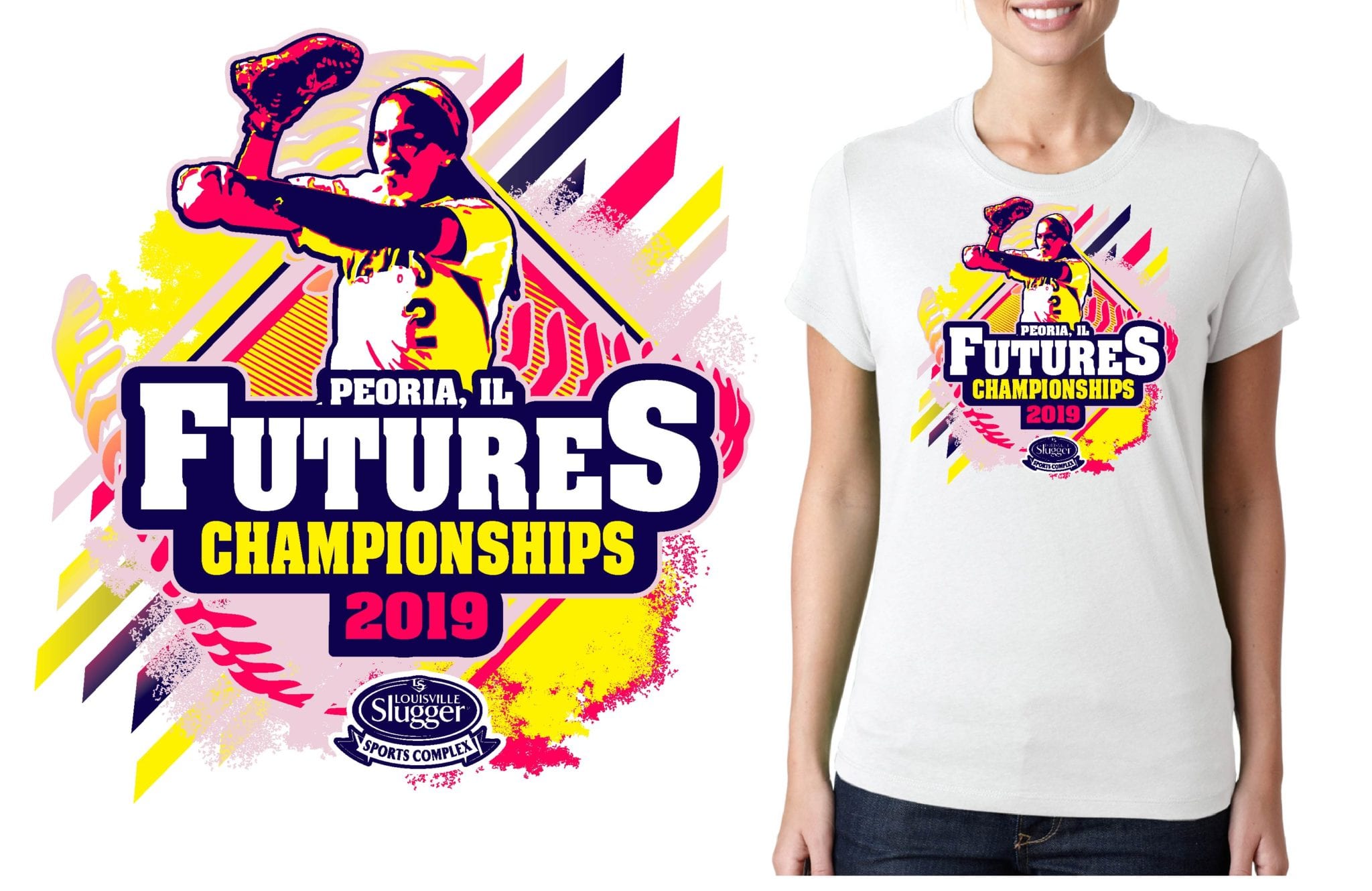 PRINT Futures Championships logo design UrArtStudio