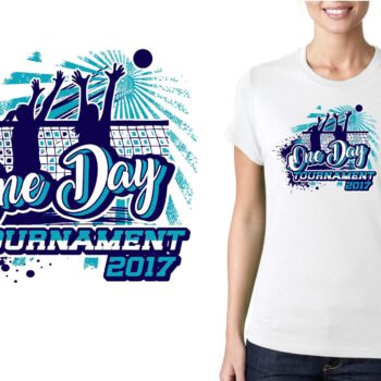 URGENT 2017 One Day Tourn dmitriy volleyball logo design