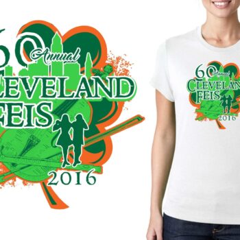GCFS Cleveland Feis OH feis logo design