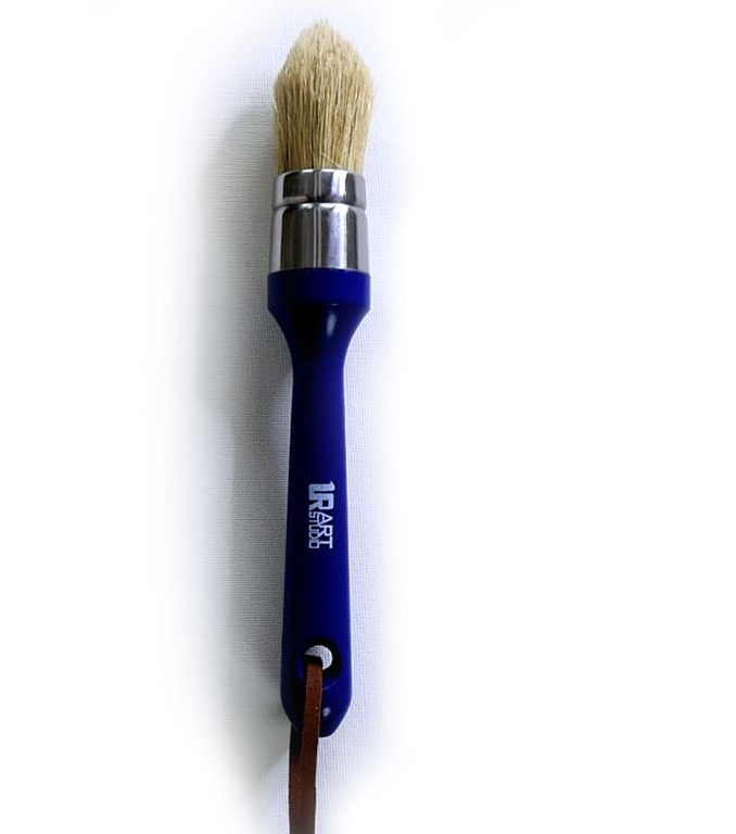 756 Round Brush - Synthetic Bristle with Blue Painted Handle - Dala