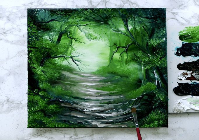 GREEN FOREST PATH – UrArtStudio