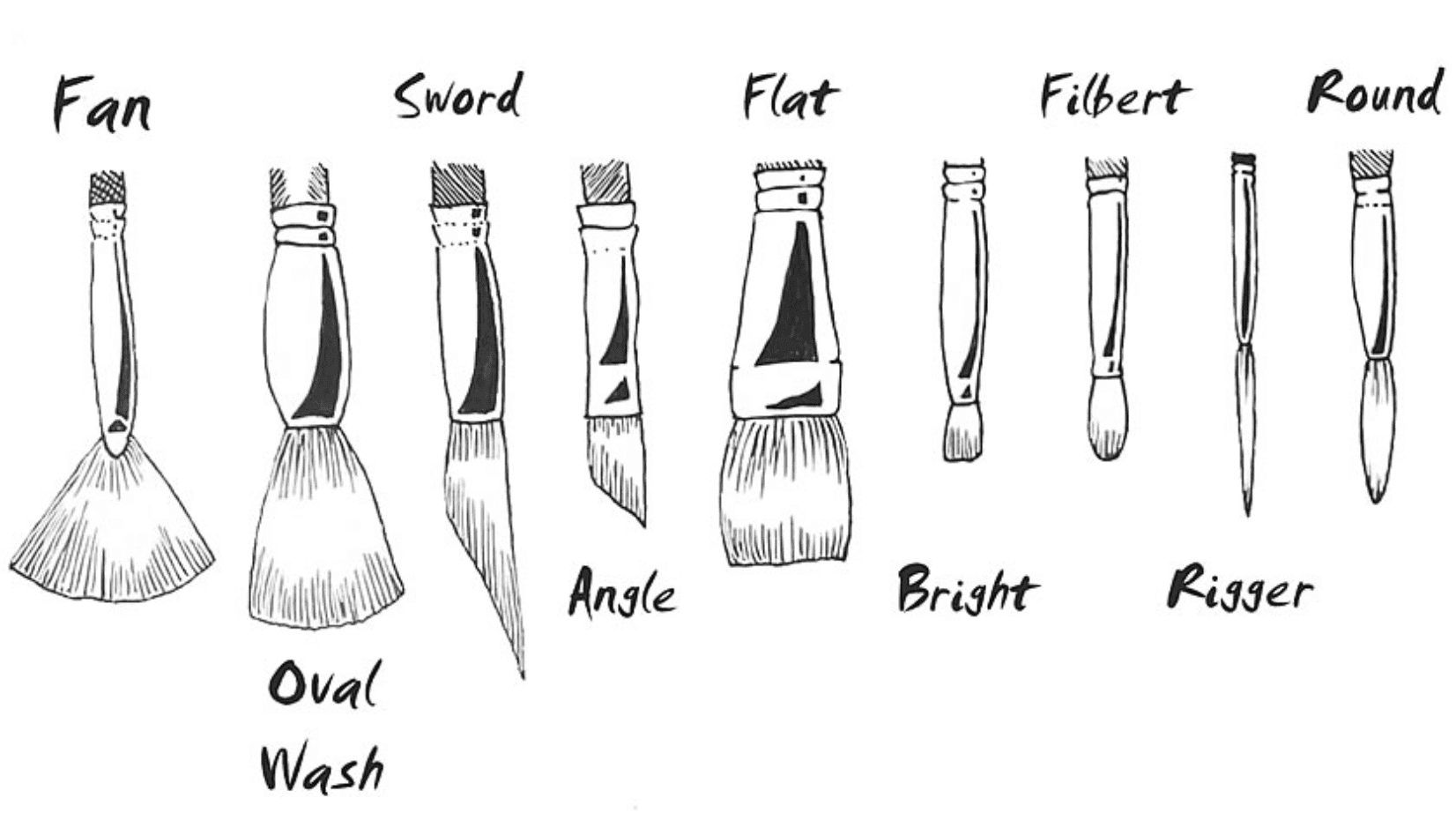 Paintbrush Anatomy UrArtStudio