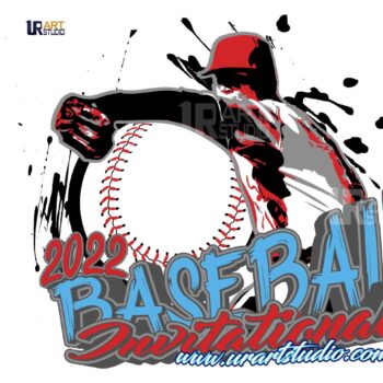 BASEBALL INVITATIONAL 2022 LOGO DESIGN FOR PRINT