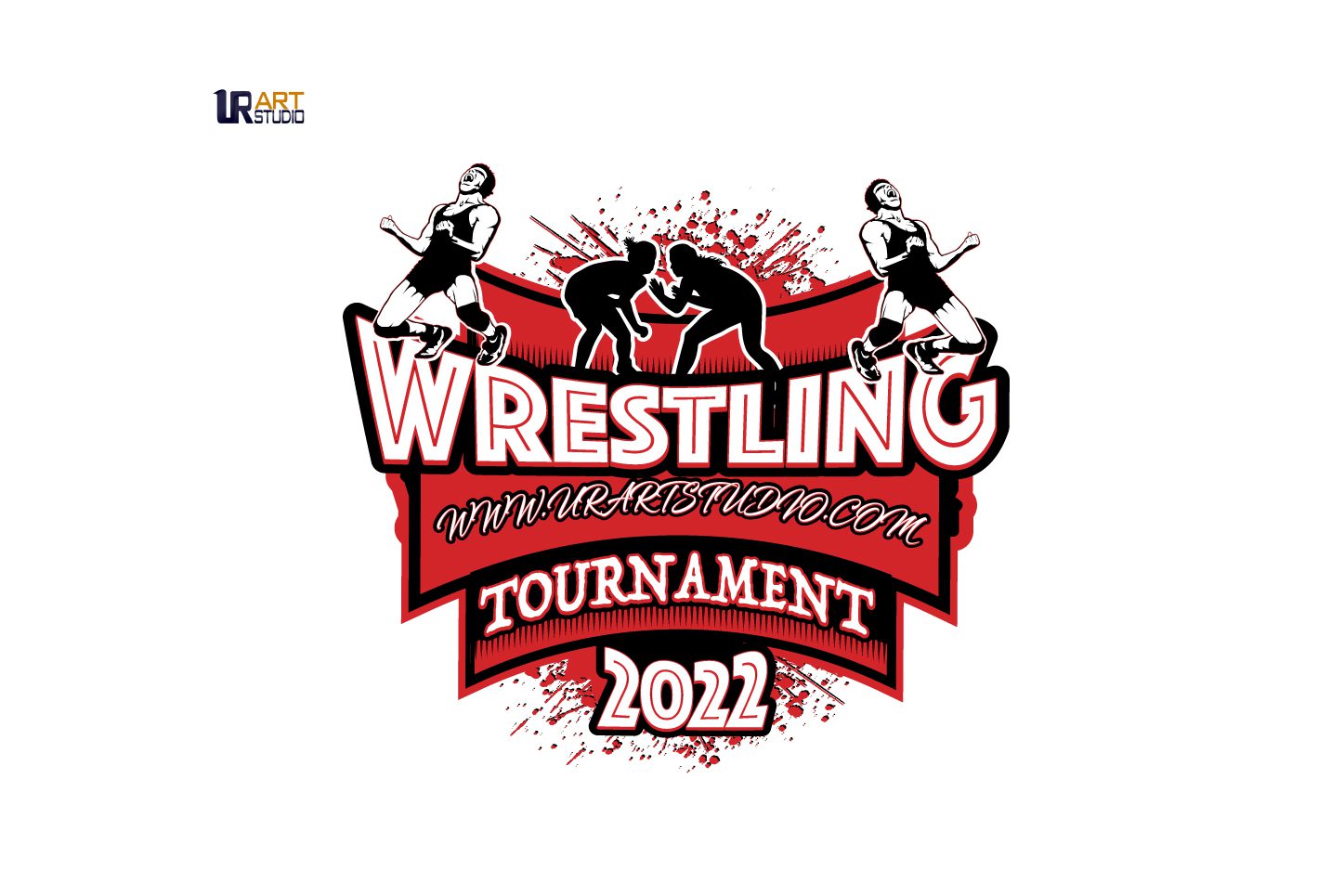 Wrestling Vector Images - Usa Wrestling Logo - Free Transparent PNG Clipart  Images Download