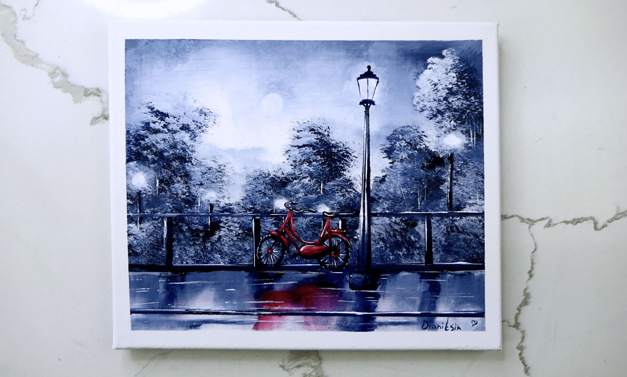 RED BICYCLE - UrArtStudio