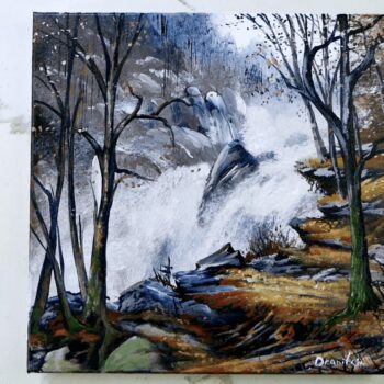 WATERFALL EDGE PAINTING 2