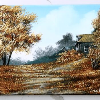 autumn leaves landscape painting 2