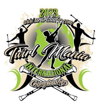 TWIRL MANIA INTERNATIONAL CHAMPIONSHIPS VECTOR LOGO DESIGN FOR PRINT 2023