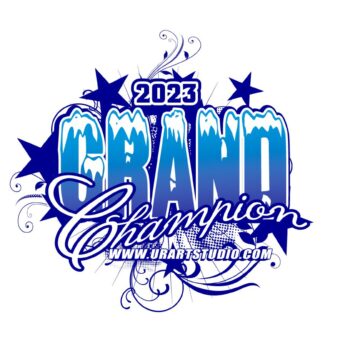 2023 GRAND CHAMPION VECTOR LOGO DESIGN COLOR SEPERATED