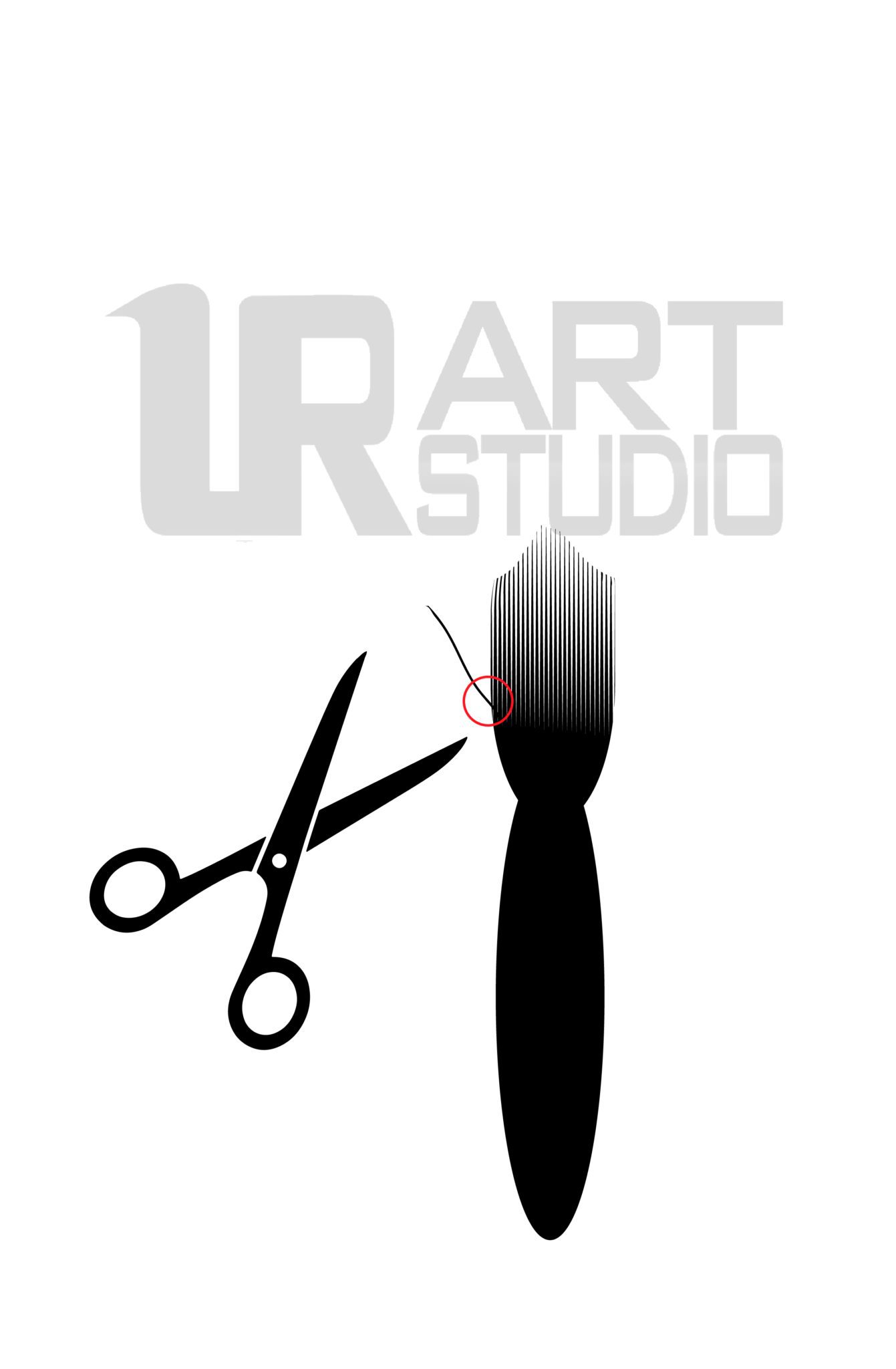 TRIMMING BRISTLES UrArtStudio