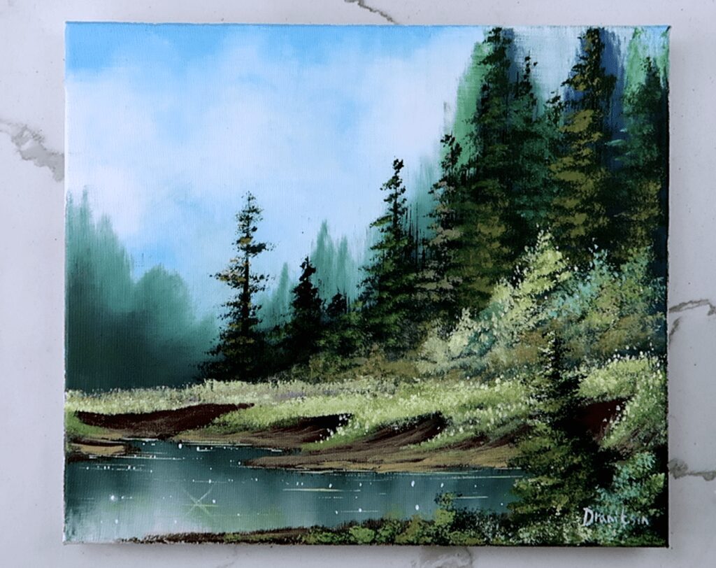 Finding Inner Peace And Tranquility Through Acrylic Landscape Painting