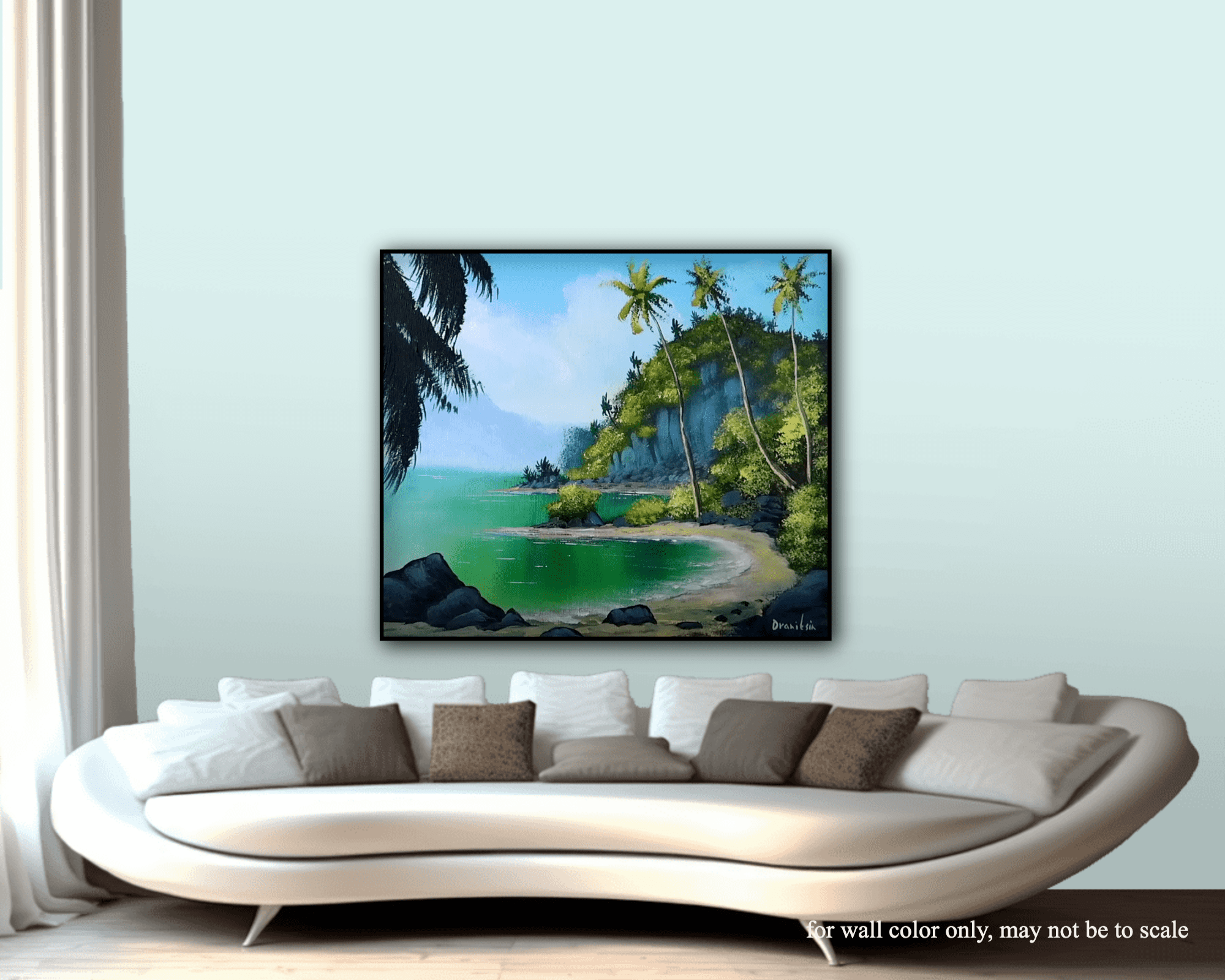 Paradise Island | Landscape Painting | Easy for Beginners